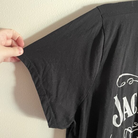 Torrid Women 3X Black Short Sleeve Jack Daniels Graphic Classic Fit Crew Tee - Picture 5 of 7
